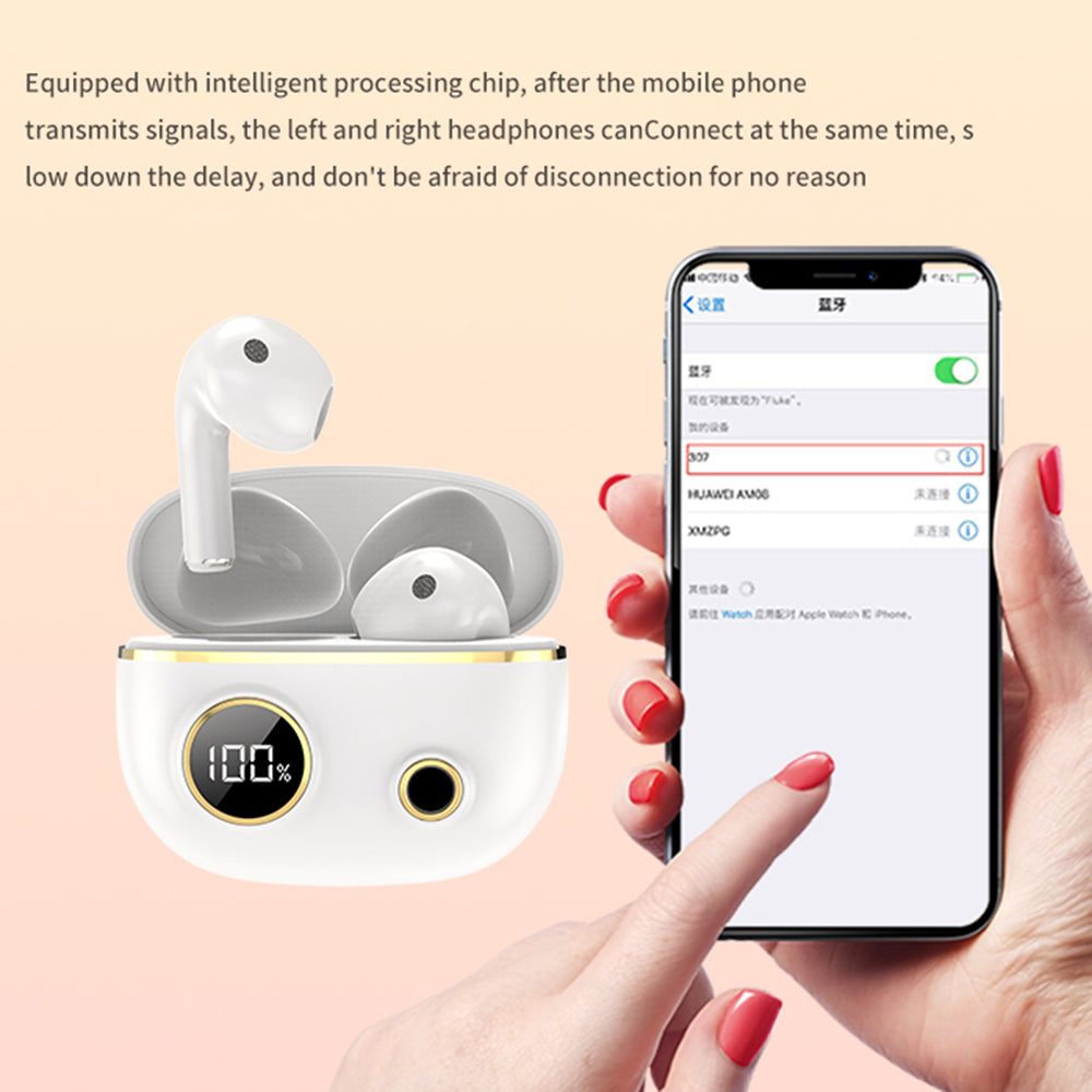 TWS Bluetooth Earphone Noise Canceling Waterproof 9D Stereo Sports Headphone with Microphone TWS Bluetooth Earphone Noise Canceling Waterproof 9D Stereo Sports Headphone with Microphone